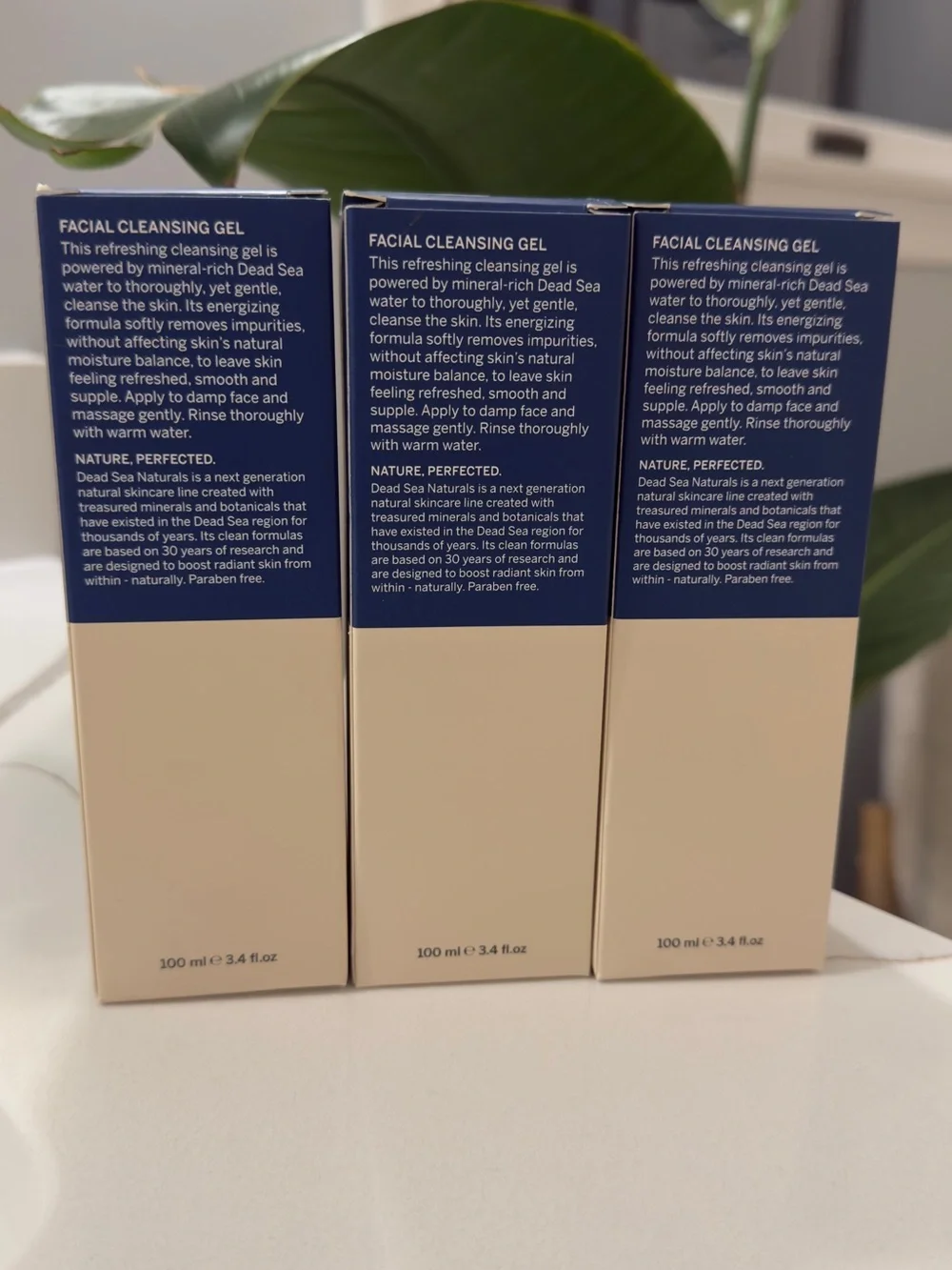 AHAVA Dead Sea Naturals Facial Cleansing Gel – Bundle of 3